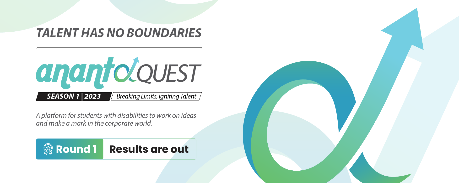 anantaquest season 1 2023: A platform for students with disabilities to work on ideas and make a mark in the corporate world.